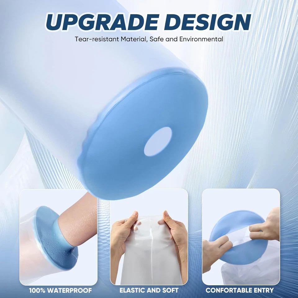 Waterproof Kids Cast Cover for Shower Arm, Reusable Arm Cast Protector for Kids, - Image 4 of 4