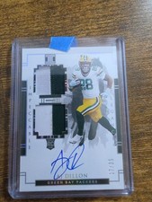 2020 Panini Impeccable - Elegance Rookie Autos AJ Dillon #124 /35 Green Bay