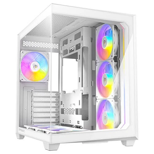 Antec C5 RGB Mid-Tower ATX 7xARGB FANS White PC Computer Case Type-C AN1-C5AR-W - Image 2 of 4