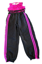 Weissman One-Piece Workout Themed Dance Costume LC Large Child 14