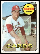 1969 Topps #415 Ray Washburn