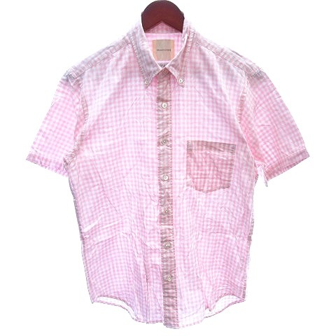 FREAKS STORE Shirt Multicolor M Short Sleeve Cotton Plaid