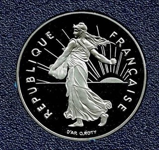 1 Franc semeuse 1991 BE_ Issue d'un coffret BE