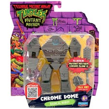 2026 Playmates TMNT Mutant Mayhem Chrome Dome Radical Robot 5  Figure New