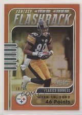 2020 Panini Absolute Fantasy Flashback Spectrum Orange 10/75 Plaxico Burress 6k8