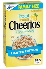 BRAND NEW Limited Edition Frosted Lemon Cheerios 18.5 oz