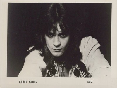 Eddie Money Photograph Original Black And White Press Promotion Circa 1970s