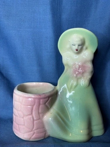 SOUTHERN BELLE AT THE WISHING WELL BY SHAWNEE POTTERY