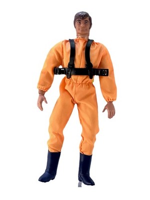 BIG JIM Open Hands Kugelgelenk Hals Hong Kong US Foreign 1971 Mattel