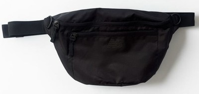 New Balance Black Waist Bag Fanny Pack Belt Bag Adjustable Zip