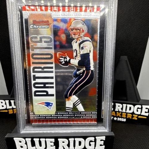 2005 Bowman Chrome Tom Brady #8 PSA 7 New England Patriots Football Card