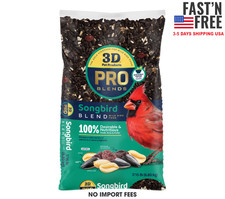 3-D Pro Blends Songbird Blend Wild Bird Food, Wild Bird Seeds, 15 Pounds
