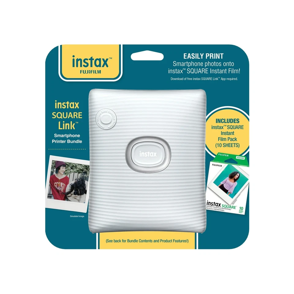 Fujifilm 600024643 instax Square Link Printer, White - Image 3 of 3