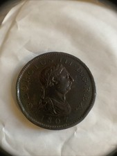 1806 & 1807 George III UK Penny Coins