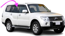 Fits: 2001-2006 Mitsubishi Montero 4D SUV Passenger Right Rear Door Window Glass