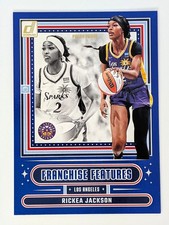 2025 PANINI Donruss WNBA Franchise Features BLUE PRESS PROOF #8 RICKEA JACKSON