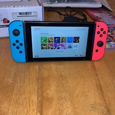 Nintendo Switch Boxed Console Bundle With Carry Bag And 3 Games