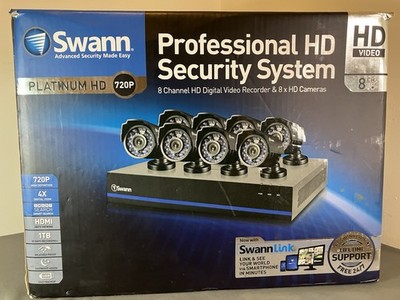 Swann HD Professional Security Platinum HD SWHDK-880508 New Open Box