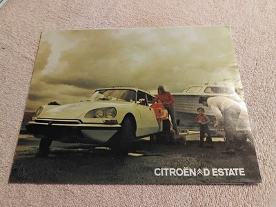 Citroen D Kombi DS Safari 1973-75 UK Markt Faltprospekt D23 sehr guter Zustand kostenloser Versand