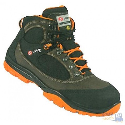 Sixton Sound Alte 93339-03L SRC ESD S3 Arbeitsschuhe Leder Nubuk Schwarz 43