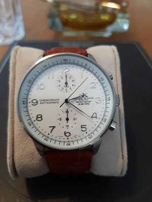  Adee Kaye Chronograph Rattrapante FLYBACK Neuwertig TOP 40,5 mm 