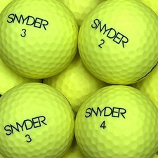 25 GOLFBÄLLE/LAKEBALLS SNYDER GELB MATT AAA