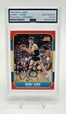 1986 Fleer Danny Ainge Rookie Card Auto Signed PSA/DNA Authenticated Basketball