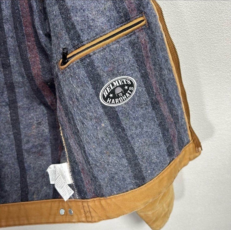 Carhartt HELMETS TO HARDHAT デトロイトジャケット S Men's Vintage Carhartt Helmets to Hardhats Jacket Coat