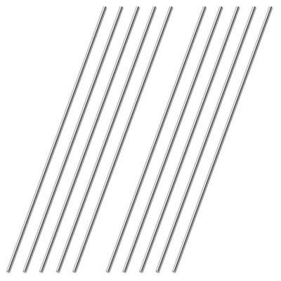 Edelstahl Stäbe, 10er Pack, 1,5 mm x 300 mm, Modellbau, Metallstangen, Rundst...