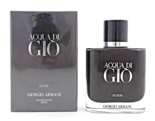 ACQUA DI GIO ELIXIR by Giorgio Armani | Men's 3.4 Oz.Parfum Spray | NEW & SEALED
