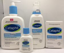Cetaphil Gentle Foaming Cleanser, Cleansing Bar and MORE PACK OF 4