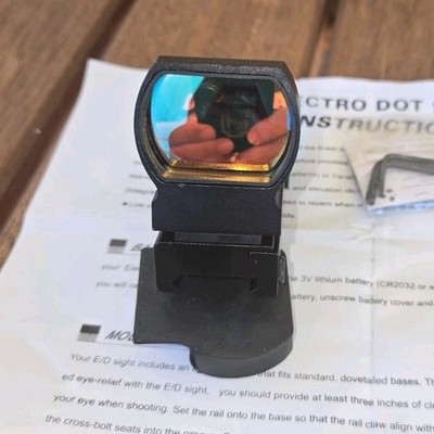 Electro Dot Sight 1x 33mm Reflex Red Multi-Reticle 2 MOA Dovetail Mount
