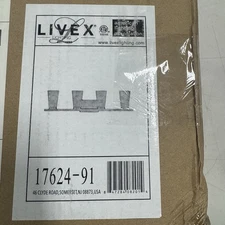 Livex Lighting 17624-91 Cityview Bathroom Vanity Light Brushed Nickel