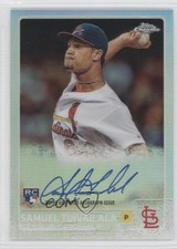 2015 Topps Chrome Rookie Refractor 24/499 Sam Tuivailala Samuel #AR-ST Auto 4k8