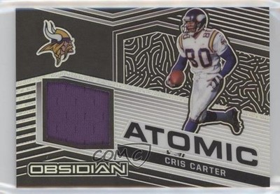 2021 Panini Obsidian Atomic Material 85/100 Cris Carter #AM-CC HOF 8em