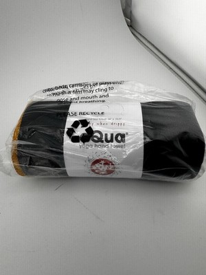 Manduka eQua Yoga Hand Towe16x26.5'' Sweat Activated Grip Ultra Plush