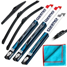 Oximo Front+Heck Scheibenwischer für Nissan Qashqai 2 II J11 SUV ab 2013