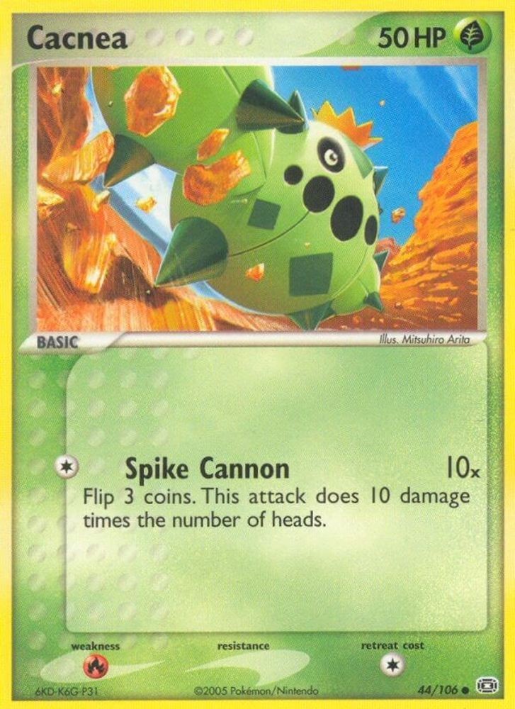 2005 Pokemon: Emerald - Cacnea (#44/106, Common, Near Mint)