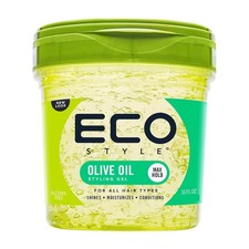 Eco Style Gel Olive Oil Styling - Adds Shine and Tames Split Ends