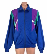 Vintage 70s Athlet Sportswear Tracksuit Jacket Retro Mulicolor Size M 105cm