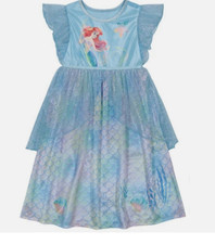 Disney Princess Ariel Little Mermaid Costume Nightgown Fantasy Grown 2T New