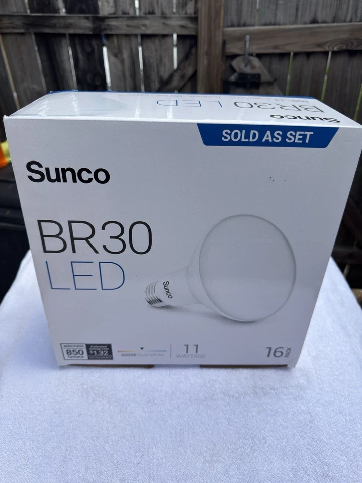 Sunco 80 Pack BR30 LED Bulbs Indoor Flood Lights 11W Equivalent 65W, 5000K 850 W - Image 2 of 3