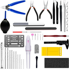 40Pcs Model Tools Kit, Modeler Basic Tools Craft Set Hobby Modeling Tools