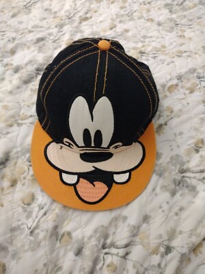 Disney Goofy Snapback Kids Hat One Size Fits All Orange And