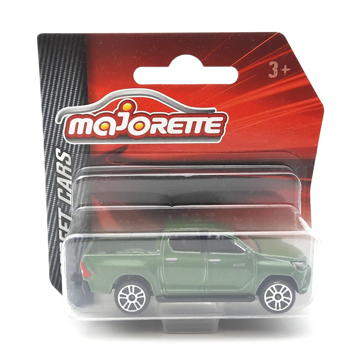 Majorette Street Cars Toyota Hillux Revo Pickup green. DieCast 1