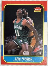 1986-87 Fleer #86 Sam Perkins - Dallas Mavericks NBA Basketball