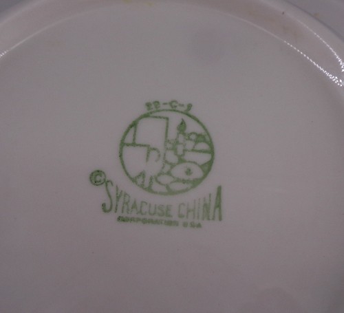 Syracuse China Pair Of Bowls Salad/Pasta Restaurant Ware Made In USA NY Vintage - Picture 10 of 10