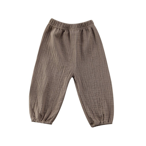 Ankle-length for Kids Child Multi-colored Linen for Baby Pants Harem Pants - Picture 9 of 18