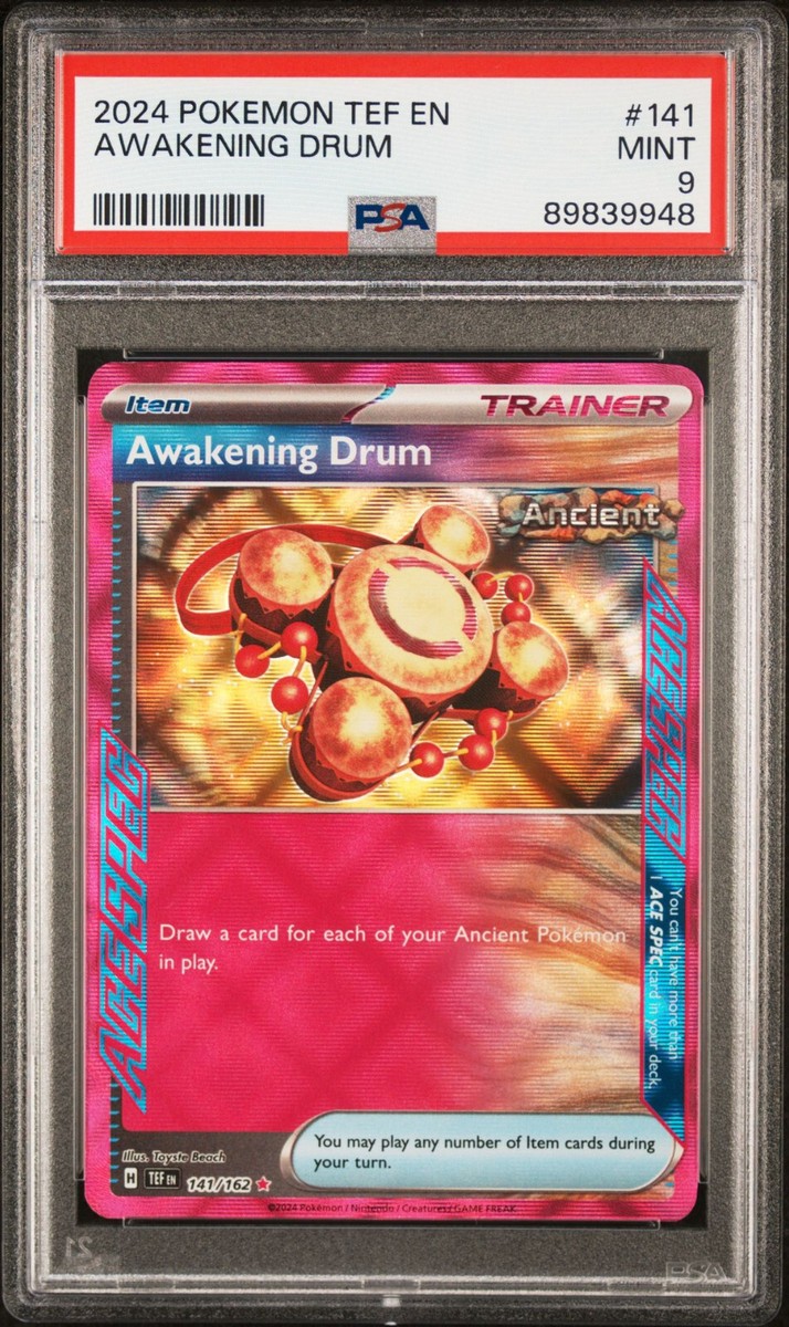 awakening drum pokemon card Tambour veil (Awakening Drum) 141/162 Ancient Ace Spec Trainer Holo -  Myboost X carlate et Violet 5