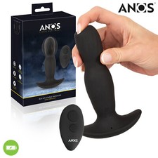 Vibratore Massager Dildo Plug Anale Senza Fili Vibrazione e Punta Gonfiabile